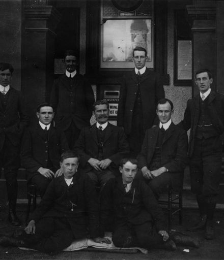 Staff of Foxton Post Office 1910 - 1911