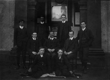 Staff of Foxton Post Office 1910 - 1911