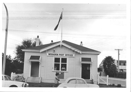 Weraroa Post Office, Oxford St., opp. Railway Station, 1971 - Resource cover image