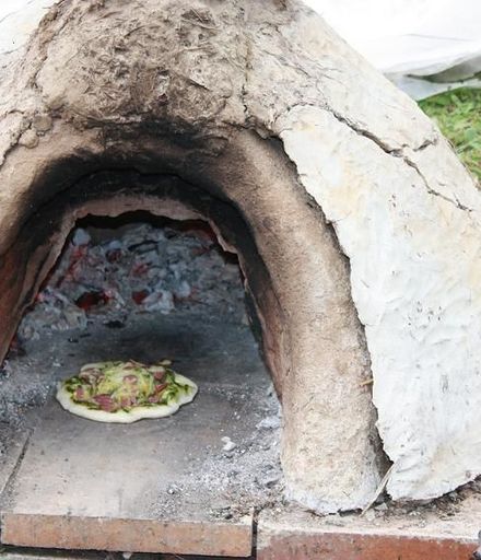 The pizza oven