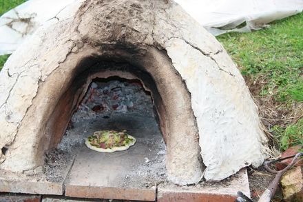 The pizza oven