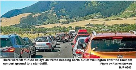 HJP 0363 Grid lock between Levin and Wgtn 7-3-2019