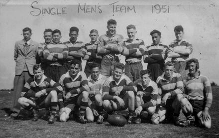 Foxton Rugby Single Men's Team 1951