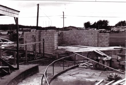 Rebuilding of Sound Shell at Foxton Beach, 1980's-90's