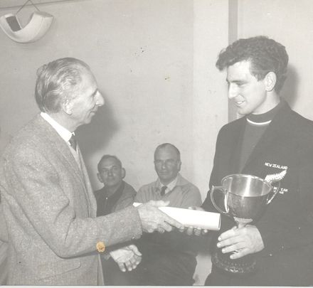 Bryce Preston presented with Cyclist of the Year Award