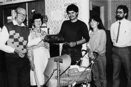 Last Customers at Foxton Post Office, 1980's