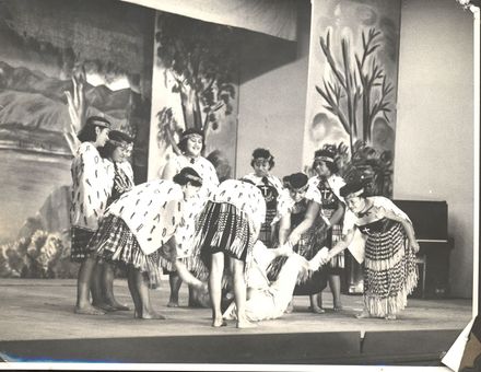 Maori Maidens - of the show  "Butting In", 1959