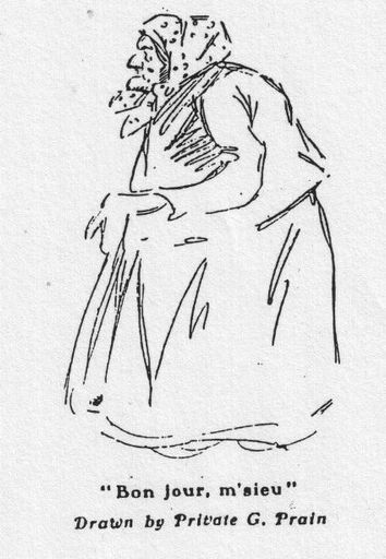 Bon jour, m'sieu by Private G. Prain