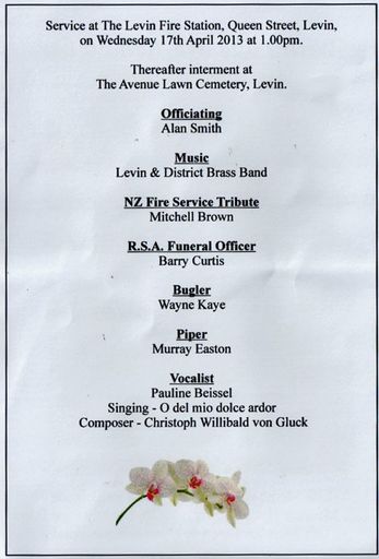 Gordon Beissel Page 2 funeral booklet