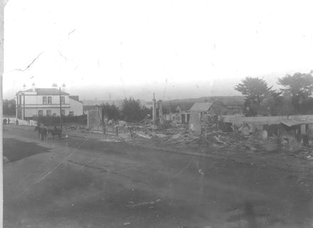 Properties Destroyed by Fire in Main Street, 1912