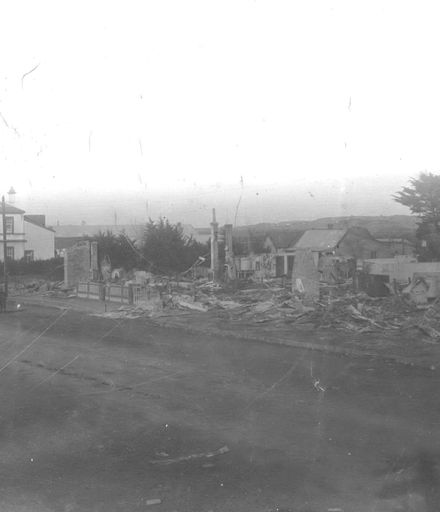 Properties Destroyed by Fire in Main Street, 1912
