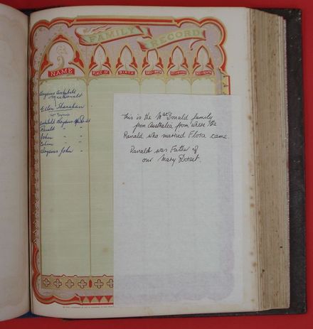 Family Record page 3