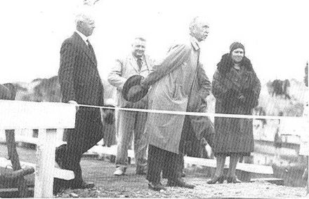 Opening first traffic bridge, Hokio Beach