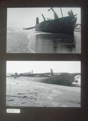 'Hydrabad' shipwreck, Waitarere Beach