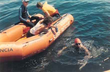 Karena Doig  - Feeding time for Karena - Mark Foubister and Bill Lidstrum crew if IRB - Resource cover image