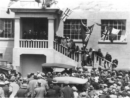 Opening of Mangahao Hydro by Hon. WF Massey and Hon M Coates - Resource cover image