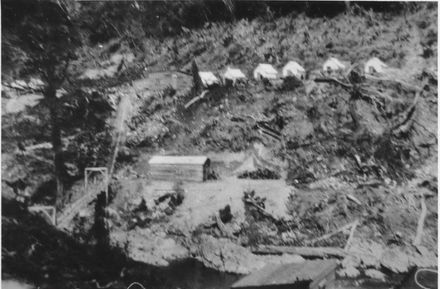 No. 2 Dam campsite, Mangahao, 1922