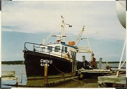 "Gwen B" trawler Foxton Beach Wharf