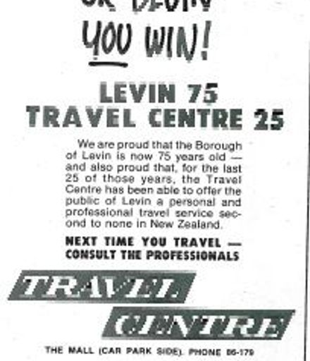 Levin Travel Centre ad