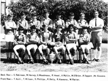 Foxton School Rugby 1969