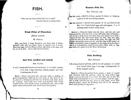 Pages 18 and 19 - Horowhenua Cookery Book