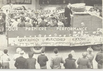 Foxton Centennial Parade 1955 - Foxton Junior Band