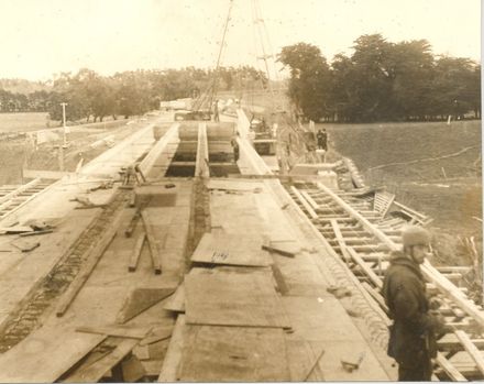 Construction, new Opiki Bridge, 1969