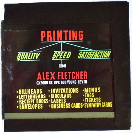 Alex Fletcher Printing- Cinema Advertising Slide - Resource cover image