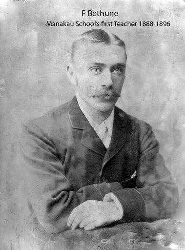 Manakau School's First Teacher 1888-1896