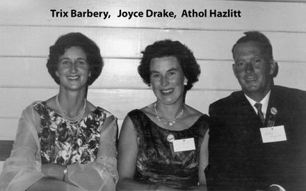 Trix Barbery, Joyce Drake, Athol Hazlitt