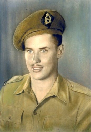 Gordon Stuart Beissel in arm uniform WWII - Resource cover image