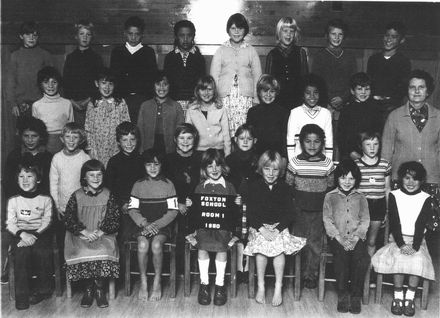 Foxton School Class, Room 1, 1980