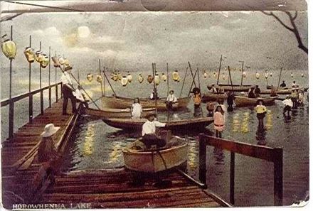 Boating Carnival (1909?) Lake Horowhenua