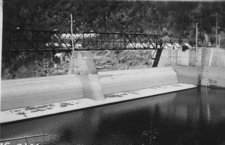Water level of reservoir behind No.2 Dam, Mangahao, 1936