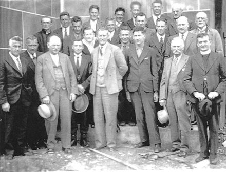 Construction Workers & Trustees, Methodist Church, 1936