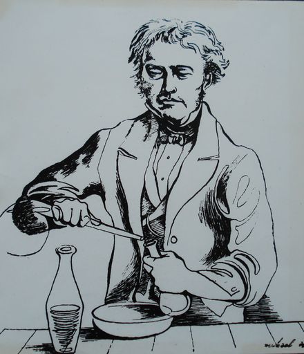 Michael Faraday (b.1791 - d.1867) {sketch}