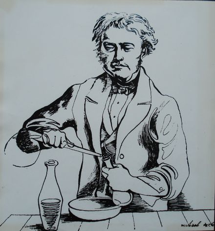 Michael Faraday (b.1791 - d.1867) {sketch}