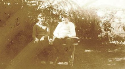 Jean and Stewart Ransom with Togo the cat. - Resource cover image