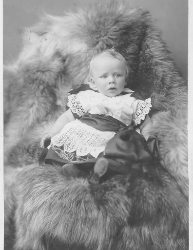 Reginald Anthony Munt (as baby), 1892-93