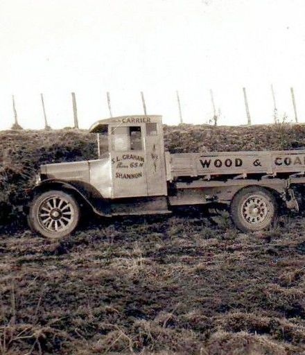 Truck (Wood & Coal signage) in paddock