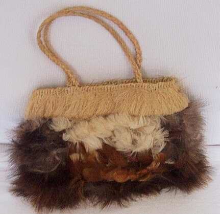 Kiwi feather bag