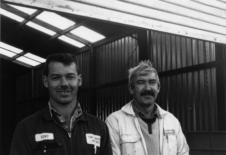 Tony Robinson and Mike Baldwin