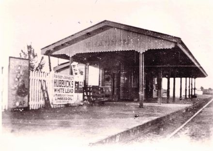 Shannon Railway Station, looking south, c.1920's
