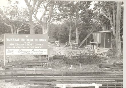 Building site - Waikanae Telephone Exchange - Resource cover image