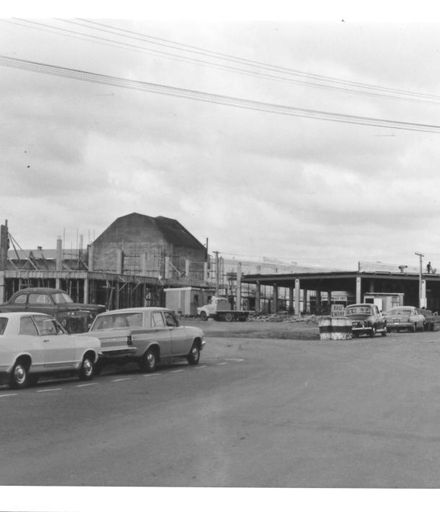Mall Development, stage 2 half completed, 1971