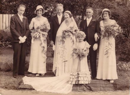 Rita Perreau's Wedding Party, c.1933