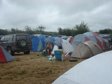 Camping at the Festival