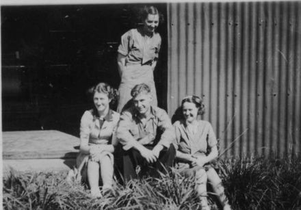Woolpack and Textiles - Four Workers, c.1935