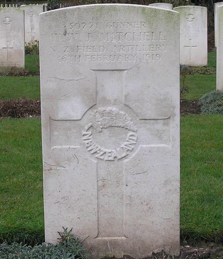 Wilfrid William James MITCHELL headstone