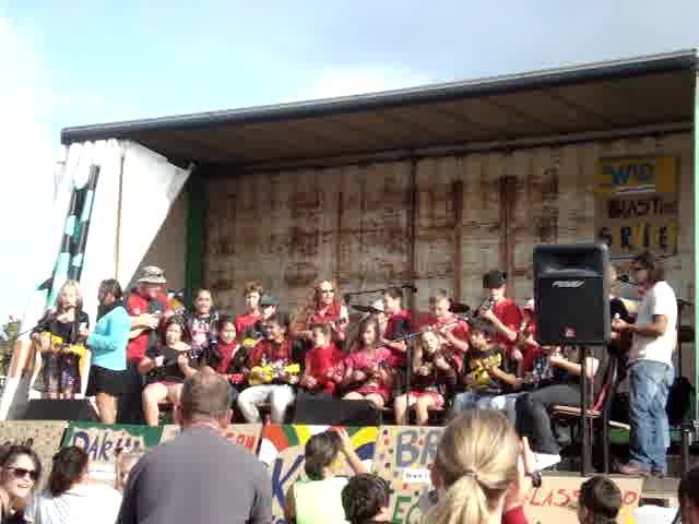 Levin Intermediate Ukelele Orchestra perform Rockin' Robin - Resource cover image